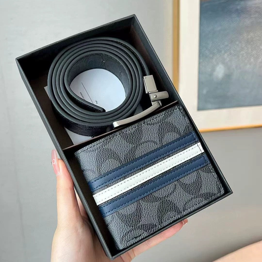 Black belt and walletset