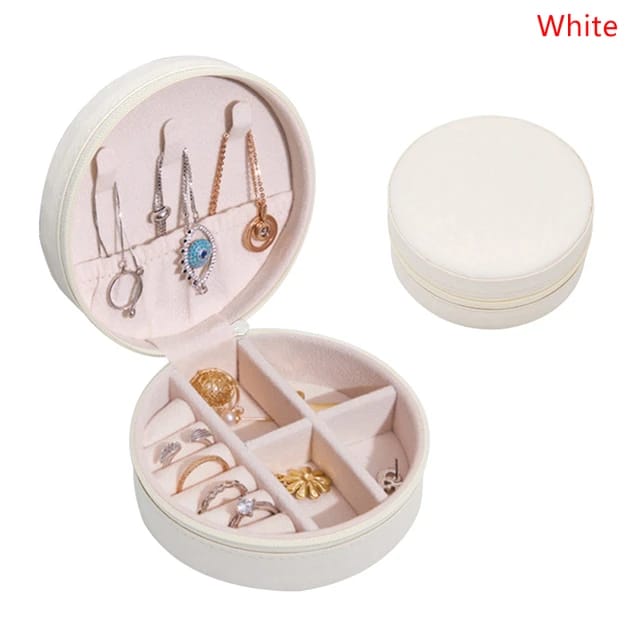 Portable Travel Storage Organizer Jewelry Case