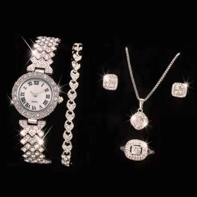 Silver jewelry set