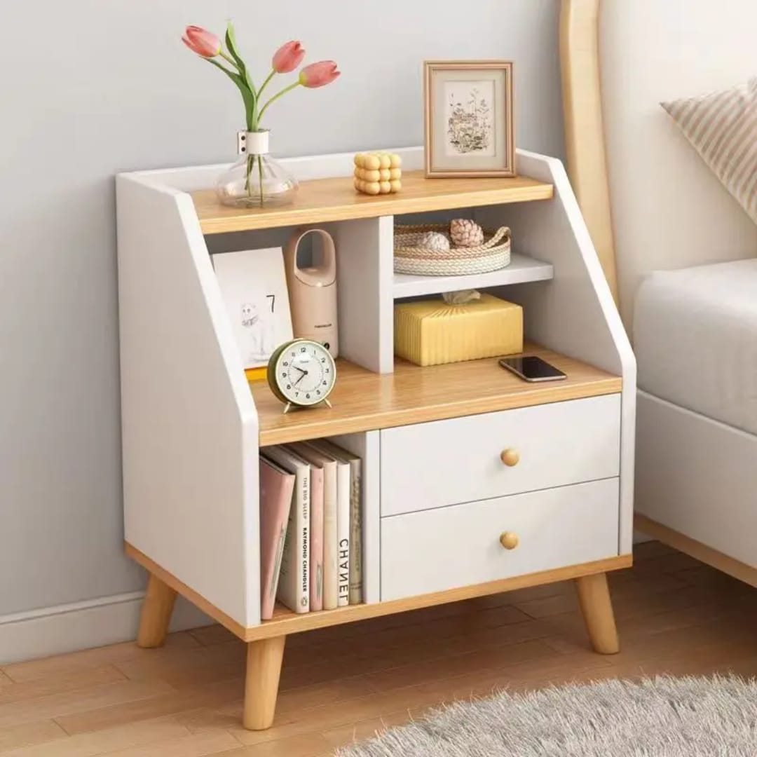 Compartment Bedside Table